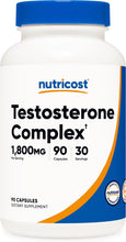 Load image into Gallery viewer, Nutricost Testosterone Support Complex (90 Capsules) -1800mg Per Serving
