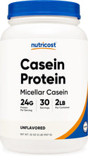 Load image into Gallery viewer, Nutricost Casein Protein Powder 2lb - Micellar Casein, Gluten Free, Non-GMO (Unflavored)

