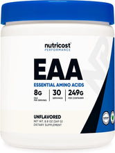 Load image into Gallery viewer, Nutricost EAA Powder 30 Servings (Unflavored) - Essential Amino Acids - Non-GMO, Gluten Free, Vegetarian Friendly
