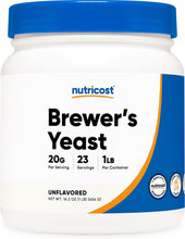 Load image into Gallery viewer, Nutricost Brewers Yeast Powder 1LB (16oz) - Non-GMO, Vegetarian Friendly
