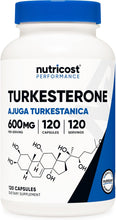 Load image into Gallery viewer, Nutricost Turkesterone Dietary Supplement 600mg, 120 Capsules - Vegetarian, Non-GMO &amp; Gluten Free
