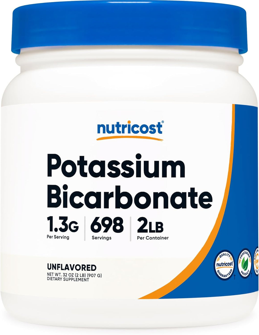 Nutricost Potassium Bicarbonate Powder 2 LB - Gluten Free, Non-GMO