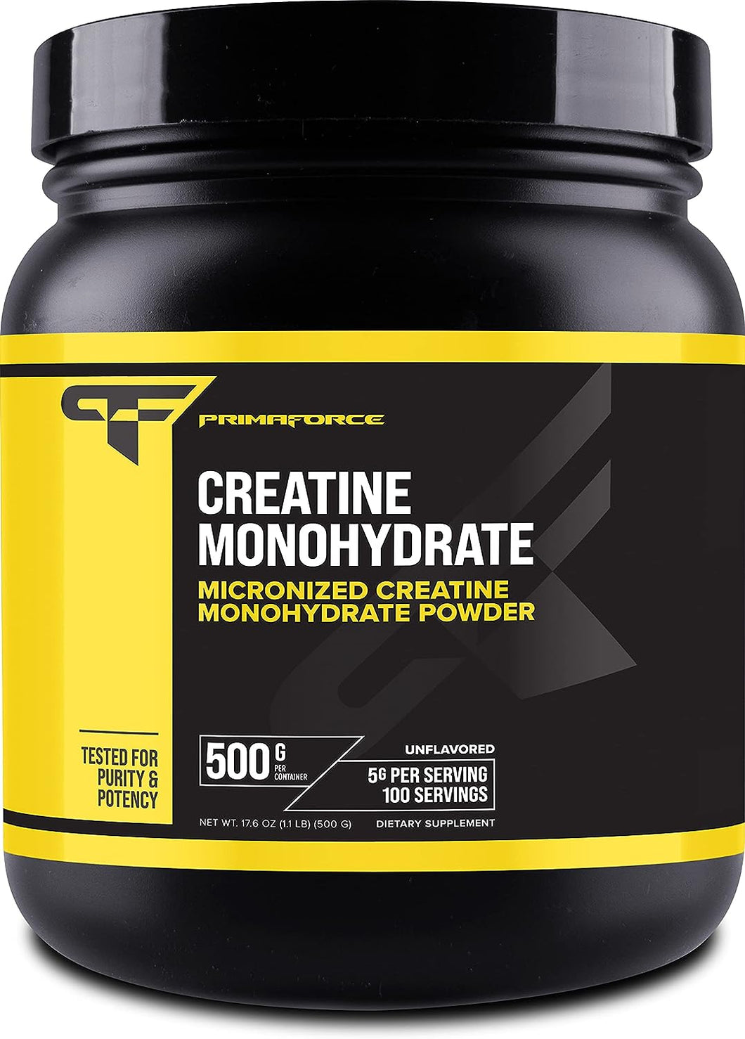 Primaforce Micronized Creatine Monohydrate Powder 500 Grams (1.1 Pounds)