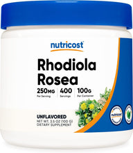 Load image into Gallery viewer, Nutricost Rhodiola Rosea Powder 100 Grams - Pure Powder, Gluten Free and Non-GMO
