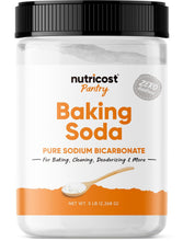 Load image into Gallery viewer, Nutricost Pantry Baking Soda (5 LBS) - For Baking, Cleaning, Deodorizing, and More
