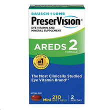 Load image into Gallery viewer, PreserVision AREDS 2 Formula, 210 Soft Gels
